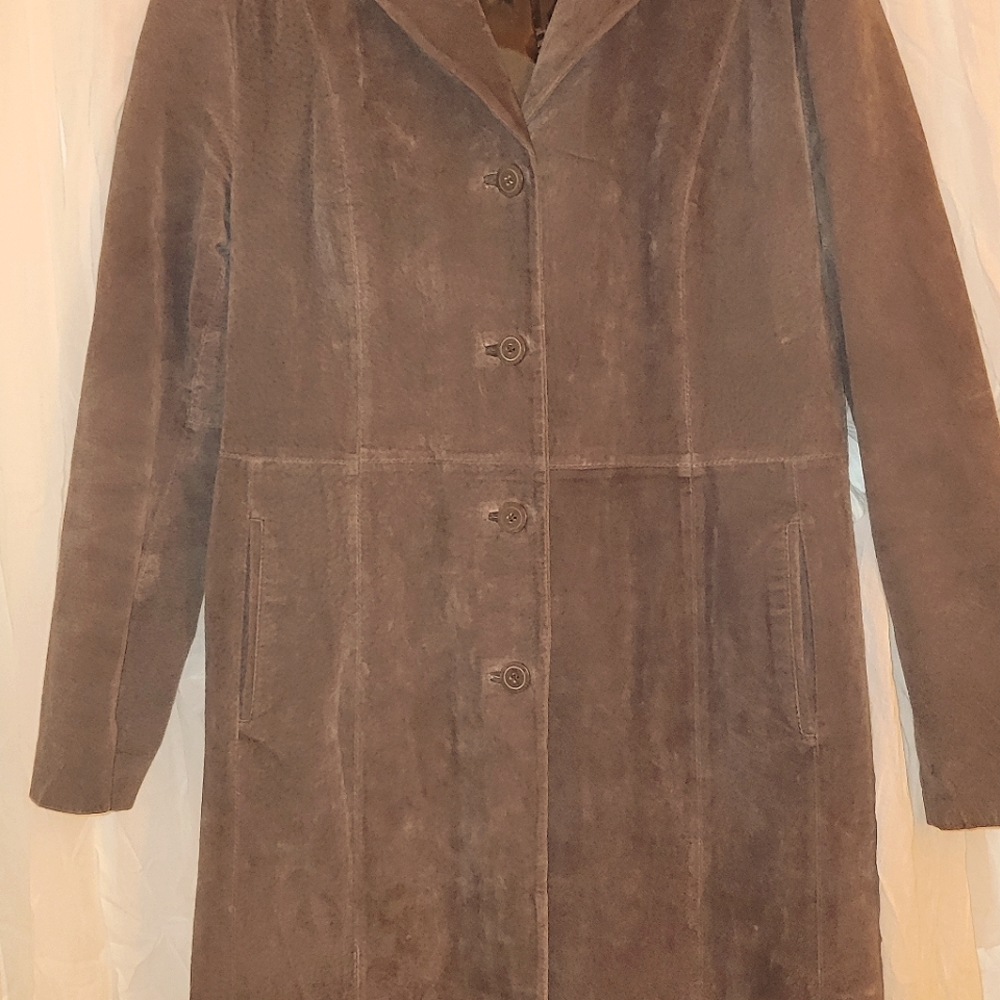 Suede coat